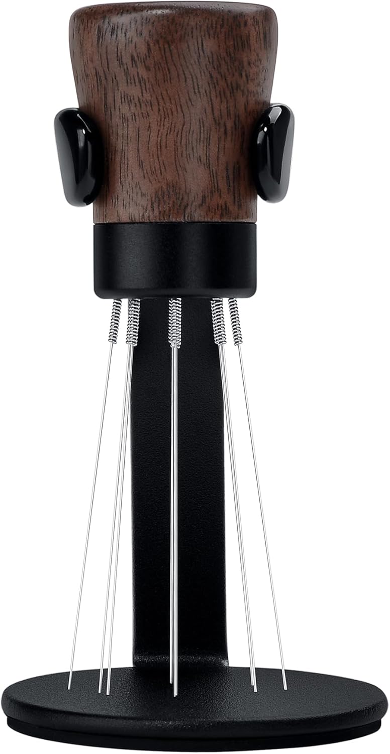 Cenarco WDT Tool Espresso 58mm – Magnetic Base Adjustable Espresso Distributor with 0.25mm x 14 Needle Stirrer